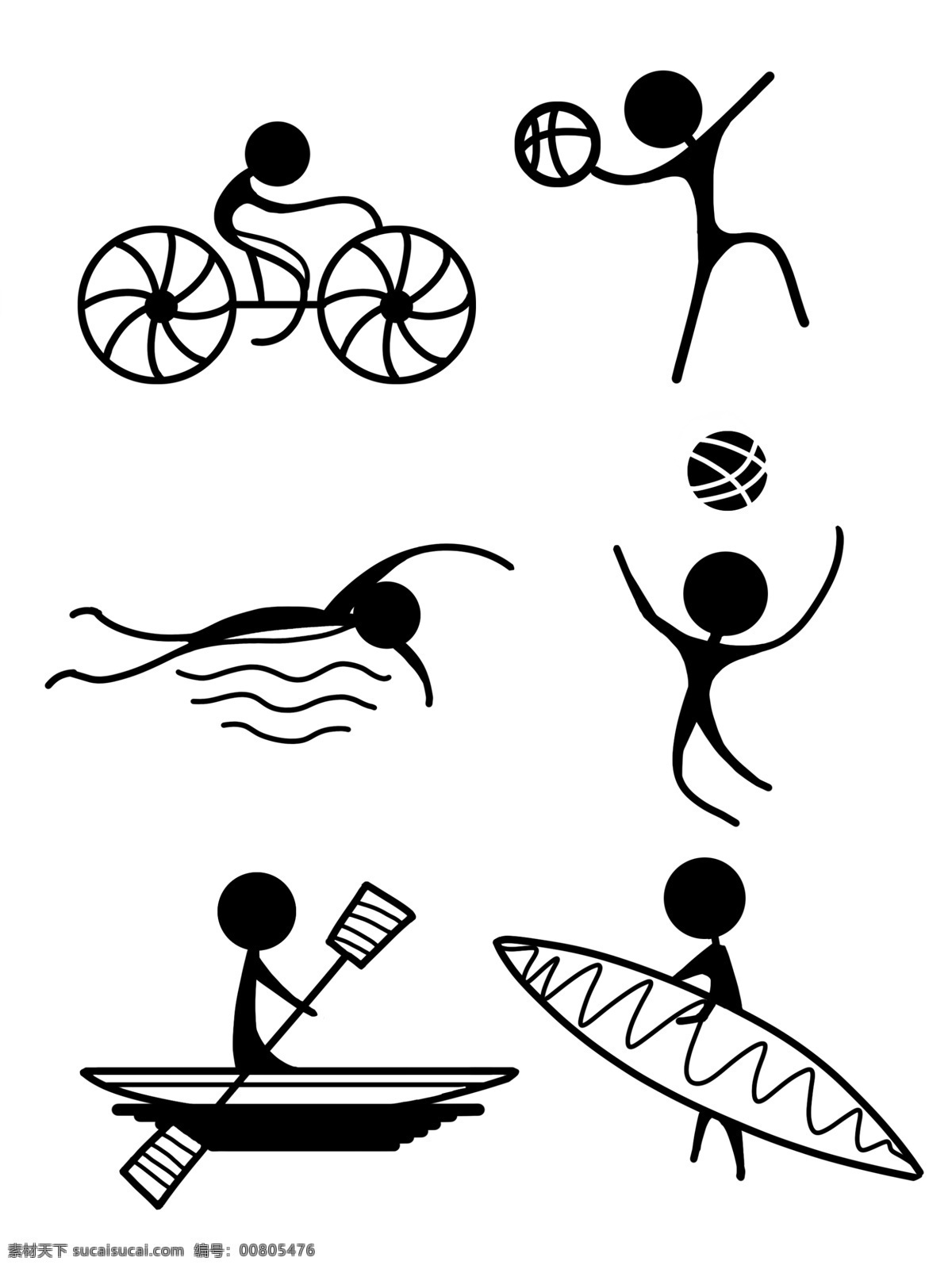 原創(chuàng) 黑色 運(yùn)動(dòng) 小人 簡(jiǎn)約 創(chuàng)意 可愛(ài) 套 圖 線條 簡(jiǎn)潔 體育 簡(jiǎn)約風(fēng) 手繪 運(yùn)動(dòng)項(xiàng)目