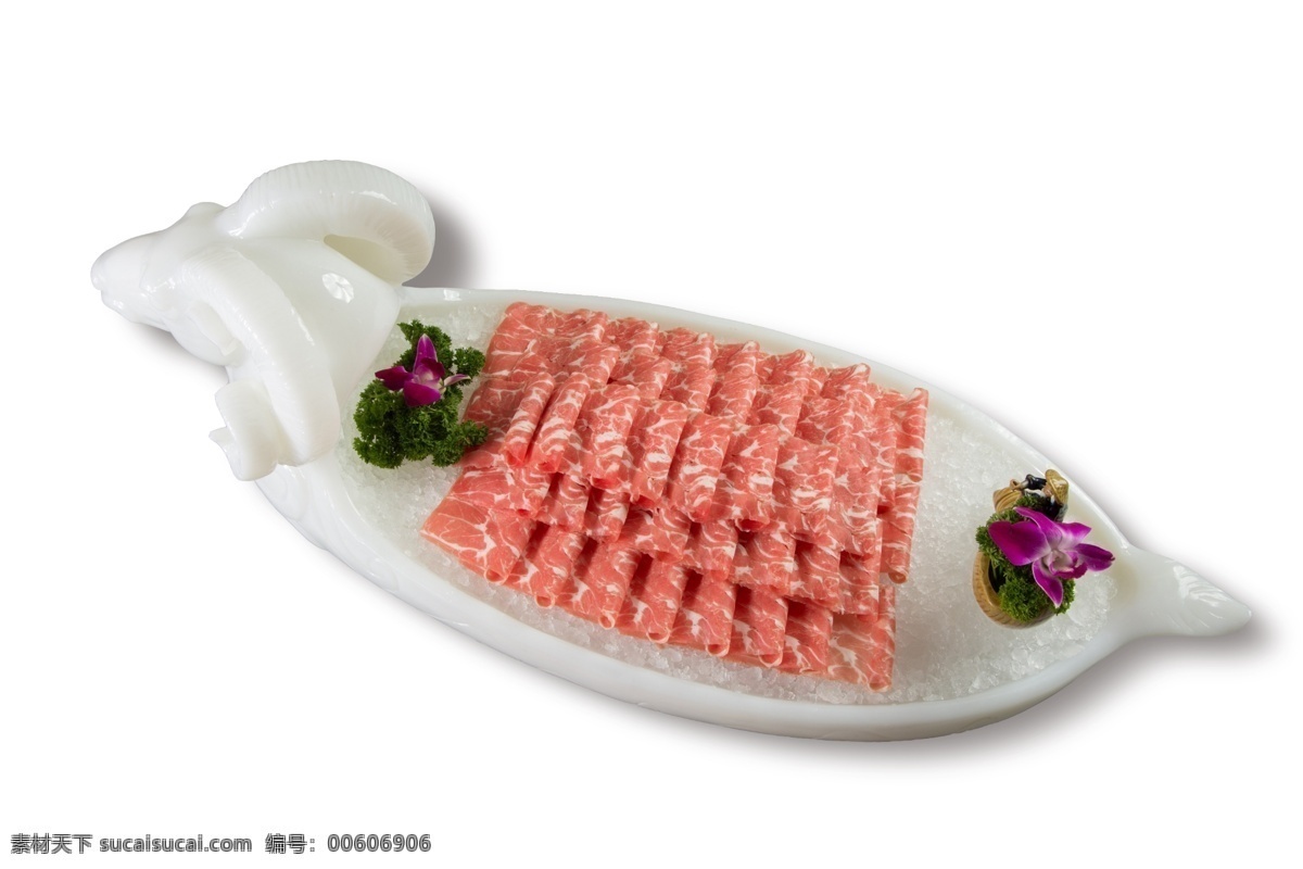 羊上腦肉 免摳圖 羊肉 羊肉卷 羊肉片 冰盤 羊形瓷盤 精品羊肉 涮鍋 火鍋配菜 分層 美食攝影 海報素材 展架素材