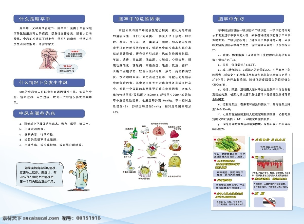 醫(yī)院 三 折頁(yè) dm單 dm宣傳單 廣告設(shè)計(jì)模板 醫(yī)生 醫(yī)院三折頁(yè) 源文件 卒中 病 知識(shí) 介紹 卒中的圖片 psd源文件