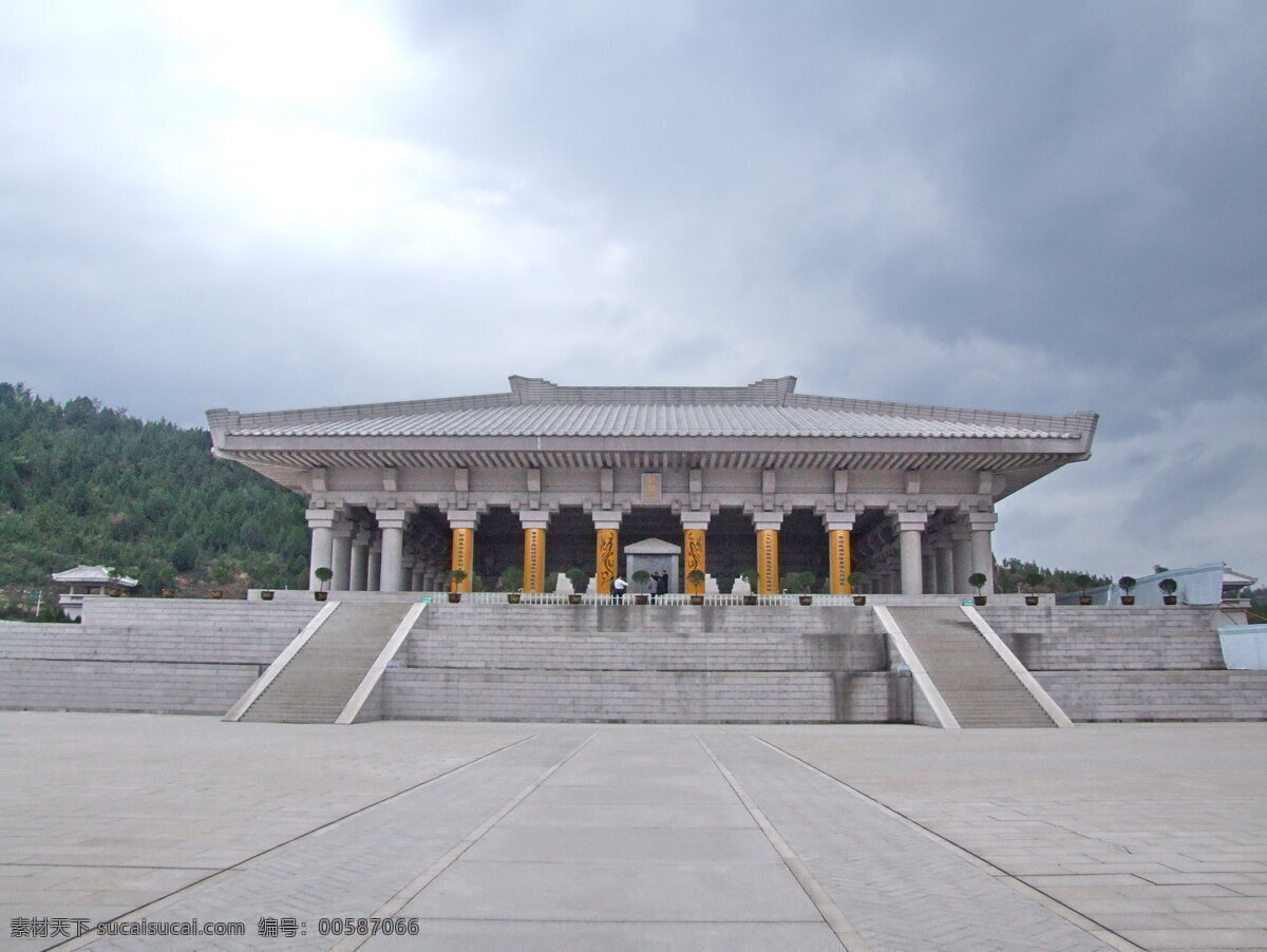 黃帝陵攝影 黃帝陵 房子 綠山 陜西黃帝陵 國內(nèi)旅游 旅游攝影