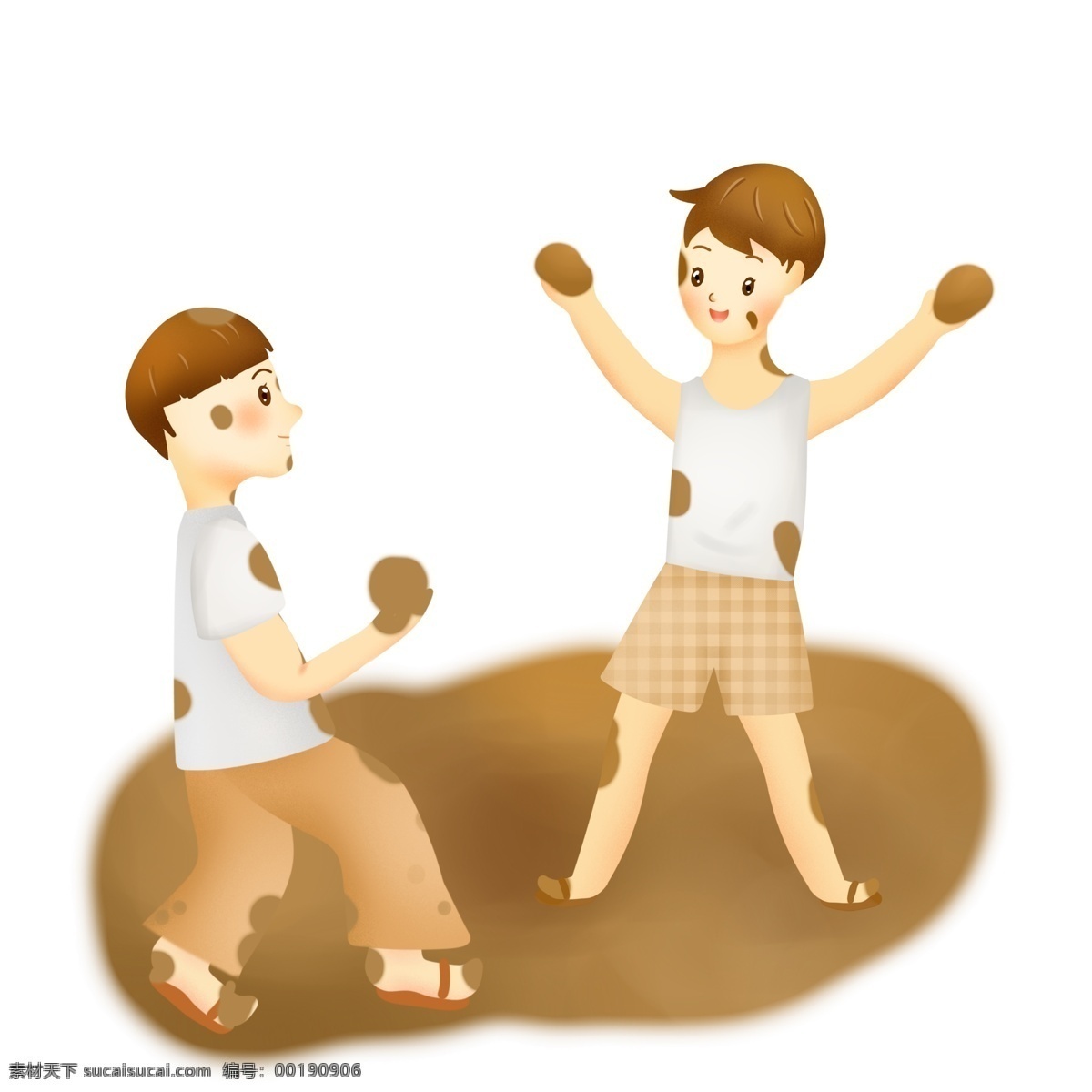二十四節(jié)氣 芒種 泥巴 仗 夏天 習(xí)俗 夏季 打泥巴仗 孩童