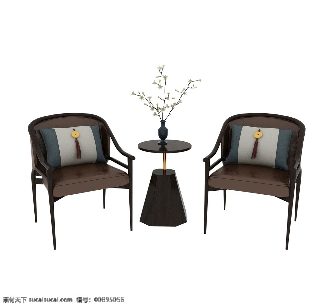 中式 休闲 桌椅 3d 模型 休闲桌椅 3d模型 休闲桌椅3d 休闲桌椅模型 花瓶模型 圆桌模型 3d作品 3d设计 室内模型 max