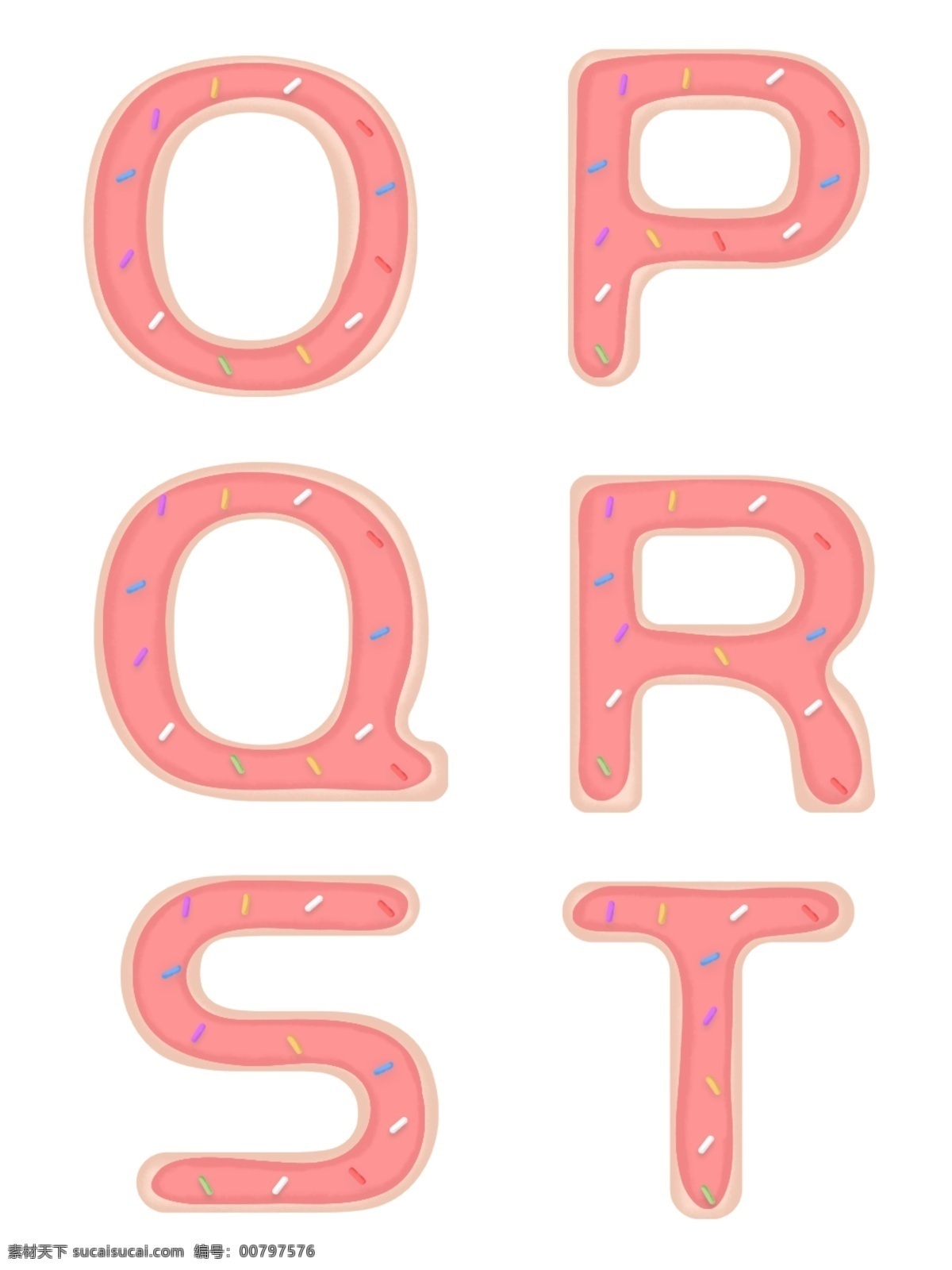 手绘 个性 糖衣 英文 字母 元素 糖果字母 可爱字母 饼干字母 个性字母 创意字母 糖衣字母 节日英文字母