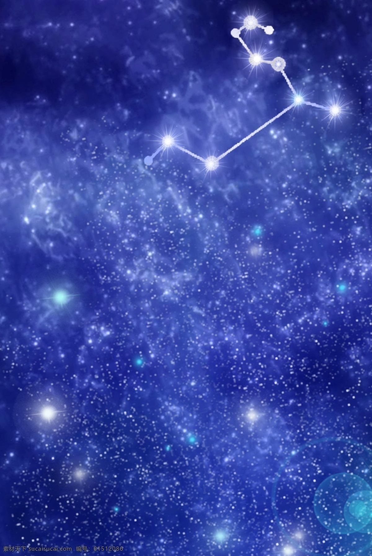 简约 梦幻 十二星座 狮子座 星空 背景 唯美 星座 光效 文艺 星座符号