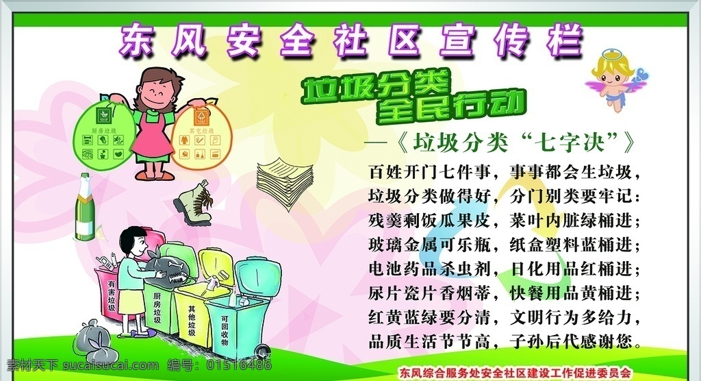 安全社區(qū)宣傳 安全社區(qū) 宣傳欄 展板 垃圾分類 垃圾投放 注意事項(xiàng) 廚余垃圾 不可回收 生活垃圾 環(huán)境衛(wèi)生 關(guān)于社區(qū) 分層