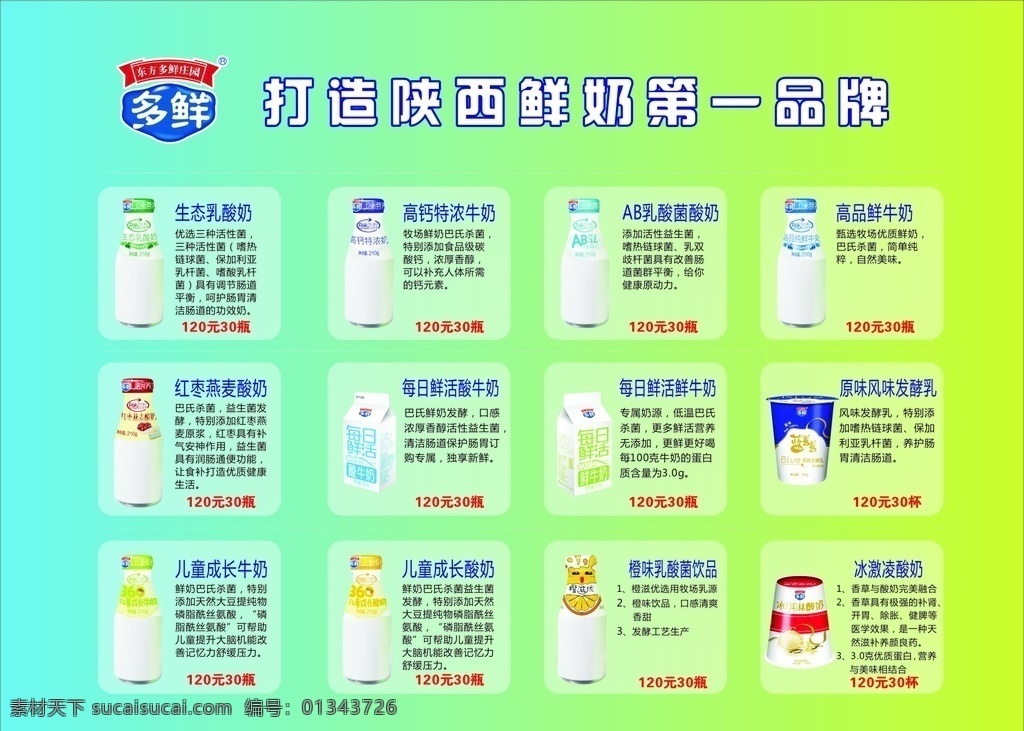 多鲜奶 多鲜 奶 奶瓶 酸奶 第一品牌