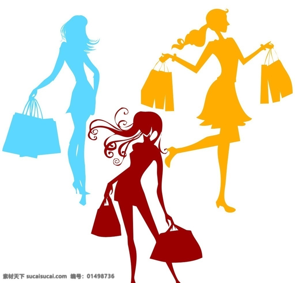 購物女性 時尚女性 女生 美女 女性購物女性 購物袋 女性剪影 女性女人 女性漫畫 婦女女性 花紋 ps形狀 其他人物 矢量人物 矢量 csh