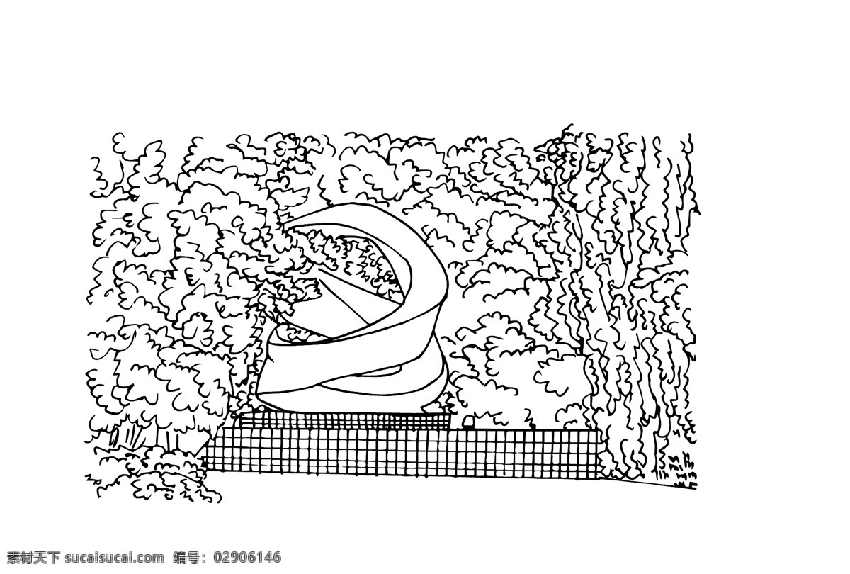 雕塑 標(biāo)志 建筑 植物 學(xué)校 場(chǎng)景 手繪 線條 雕塑標(biāo)志 建筑植物 學(xué)校場(chǎng)景 手繪線條 矢量