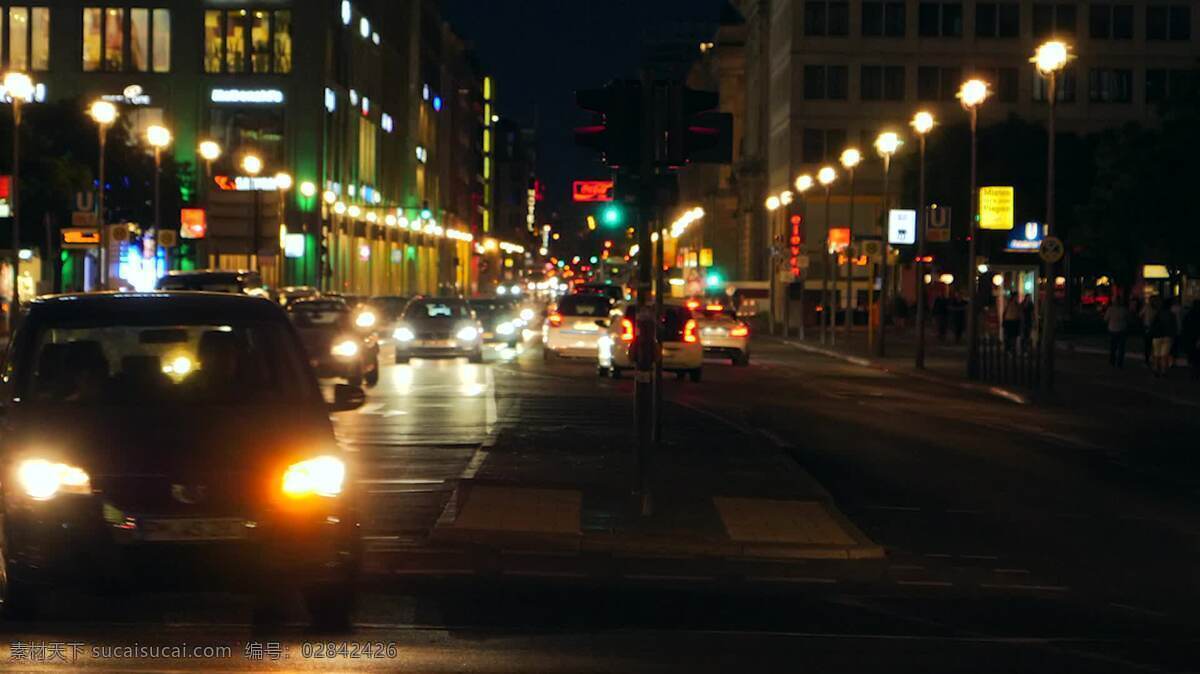夜晚 柏林 交通 城鎮(zhèn)和城市 運(yùn)輸 德國 城市 歐洲 城市的 資本市 夜 汽車 傍晚 忙碌的 公路 夜間 散景
