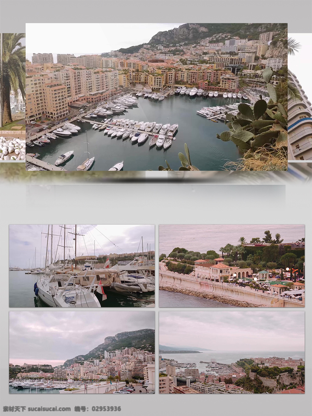 2k 摩纳哥公国 城市 景观 人文 风光 建筑 游艇 码头 摩纳哥 欧式风 异域风情