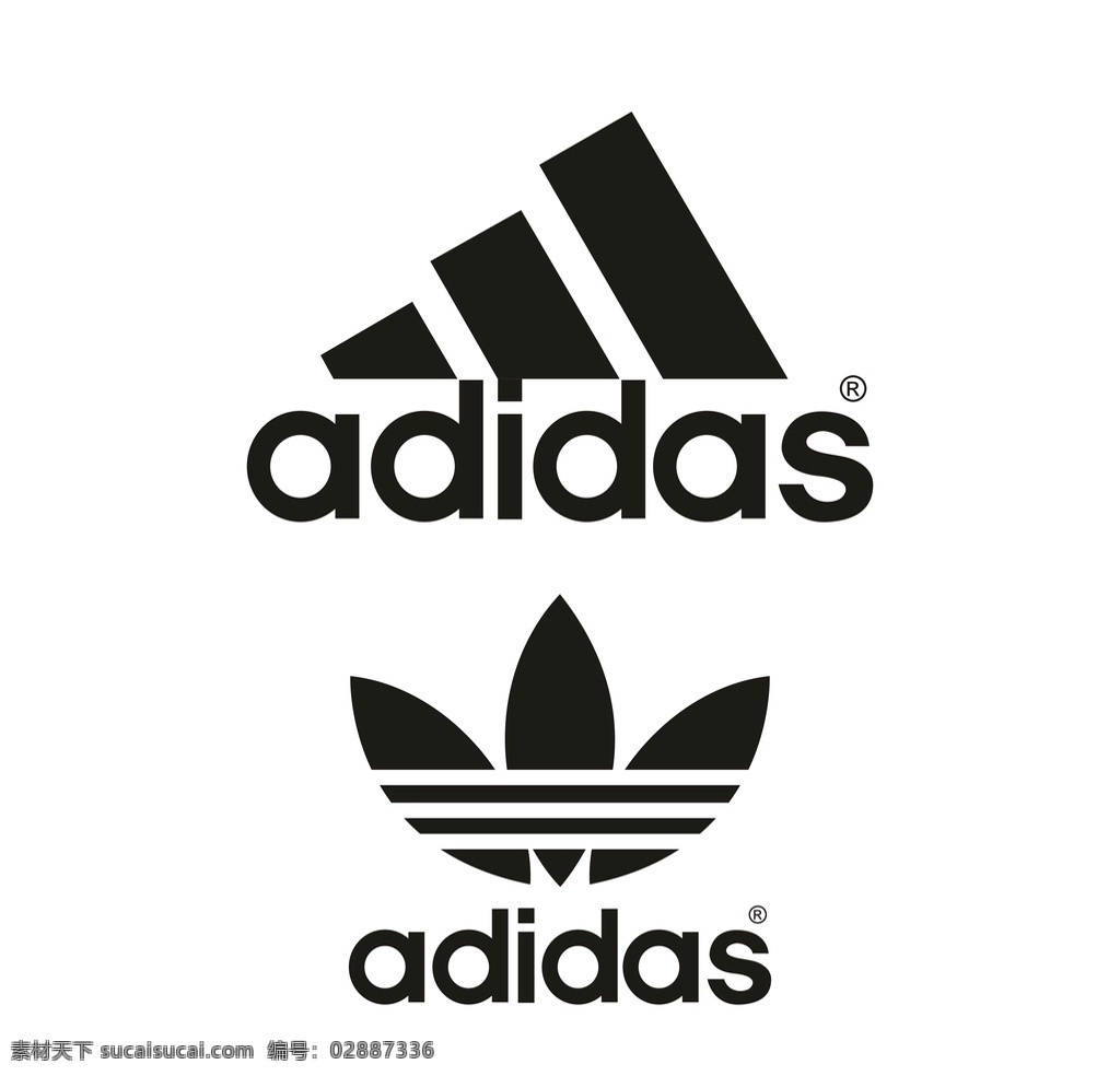 阿达迪斯 adidas 标志 logo 矢量图 pdf
