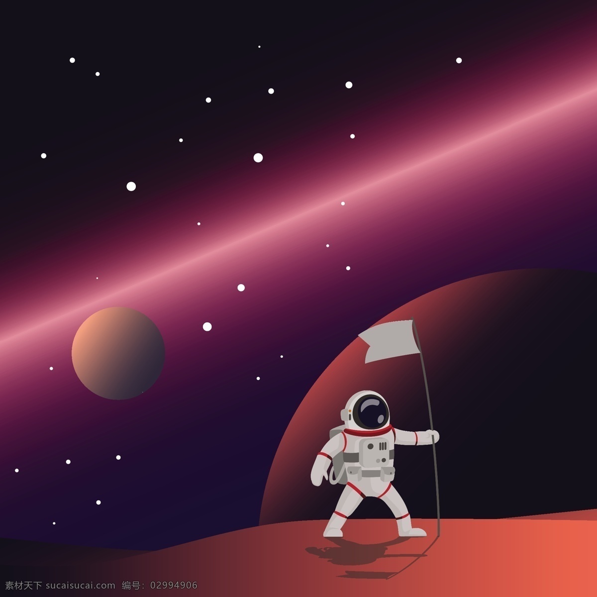 外 太空 宇航员 主题 插画 扁平化 矢量插画 创意装饰 图案设计 宇航员主题 外星 旅行 星空 飞船 插画图案 儿童卡通 宇宙 太空探索 星球 星体 动漫动画