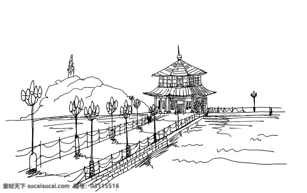 棧橋線條圖片 青島風(fēng)光 棧橋 青島海邊 風(fēng)景 景觀 自然景觀 人文景觀