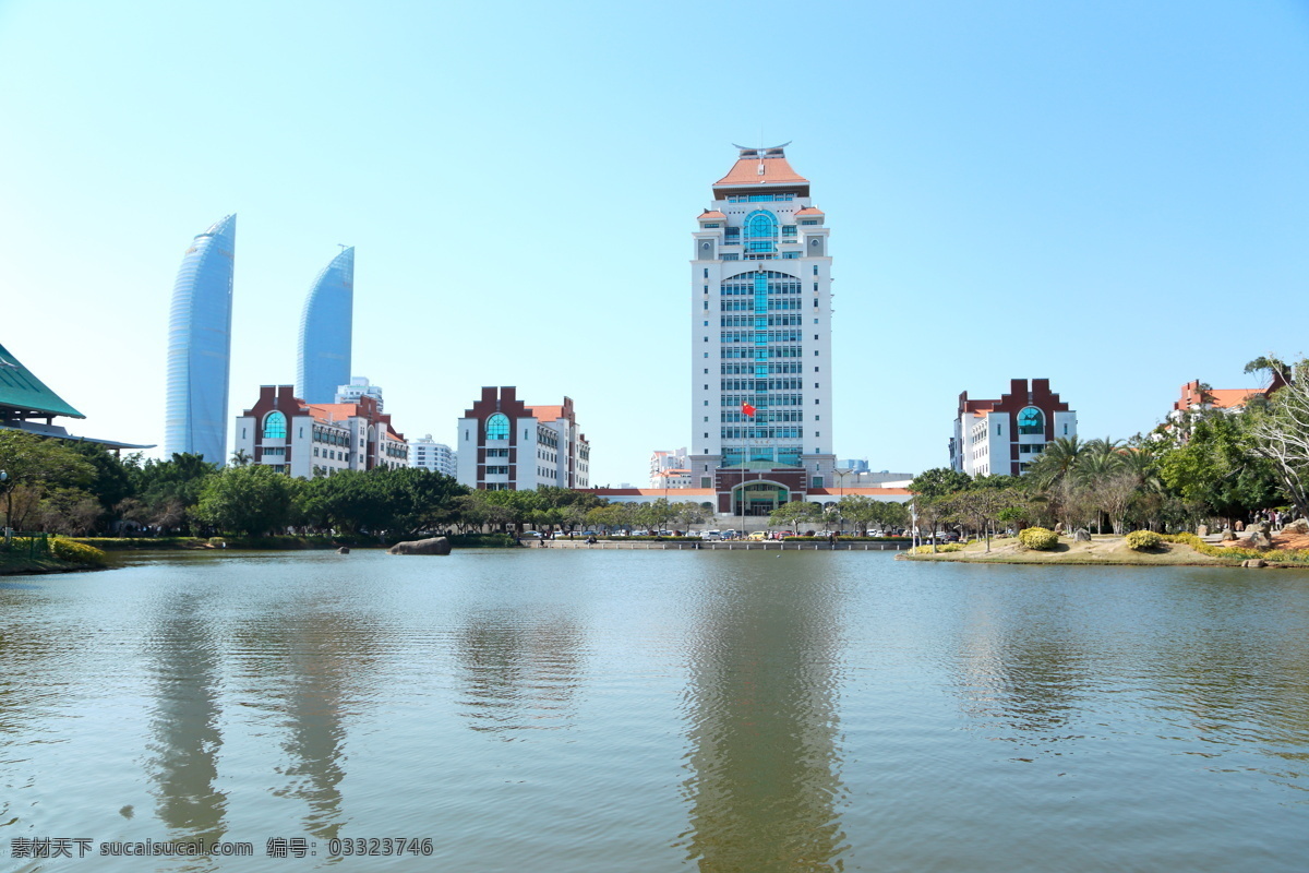廈門大學(xué) 海島 大海 樓房 建筑 大樹 風(fēng)景 旅游 旅游攝影 人文景觀