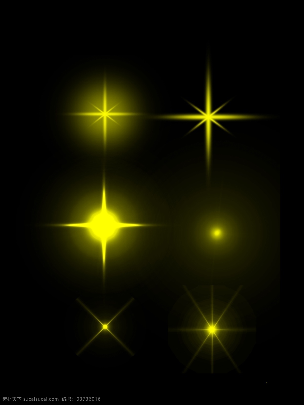 光效 黄色 炫 光 白色 线性 星光 高光 黄色炫光 白色星光 线性光效
