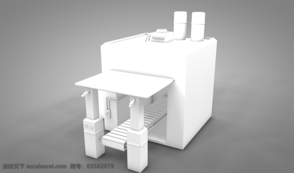 c4d 模型 工厂 流水线 动画 工程 像素 简约 渲染 c4d模型 3d设计 其他模型