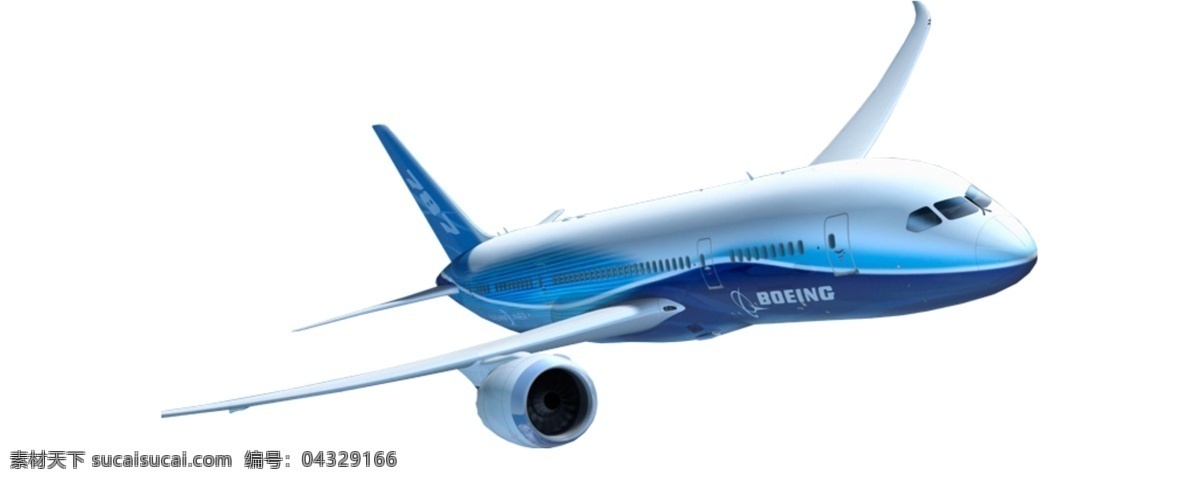 漂亮 蓝色 波音 飞机 免 抠 透明 飞机图片 元素 飞机图形 飞机海报图片 飞机广告素材 飞机海报图