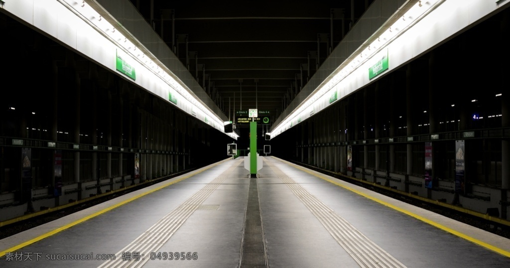 地铁 通道 站台 灯光 背景 环境设计 室内设计