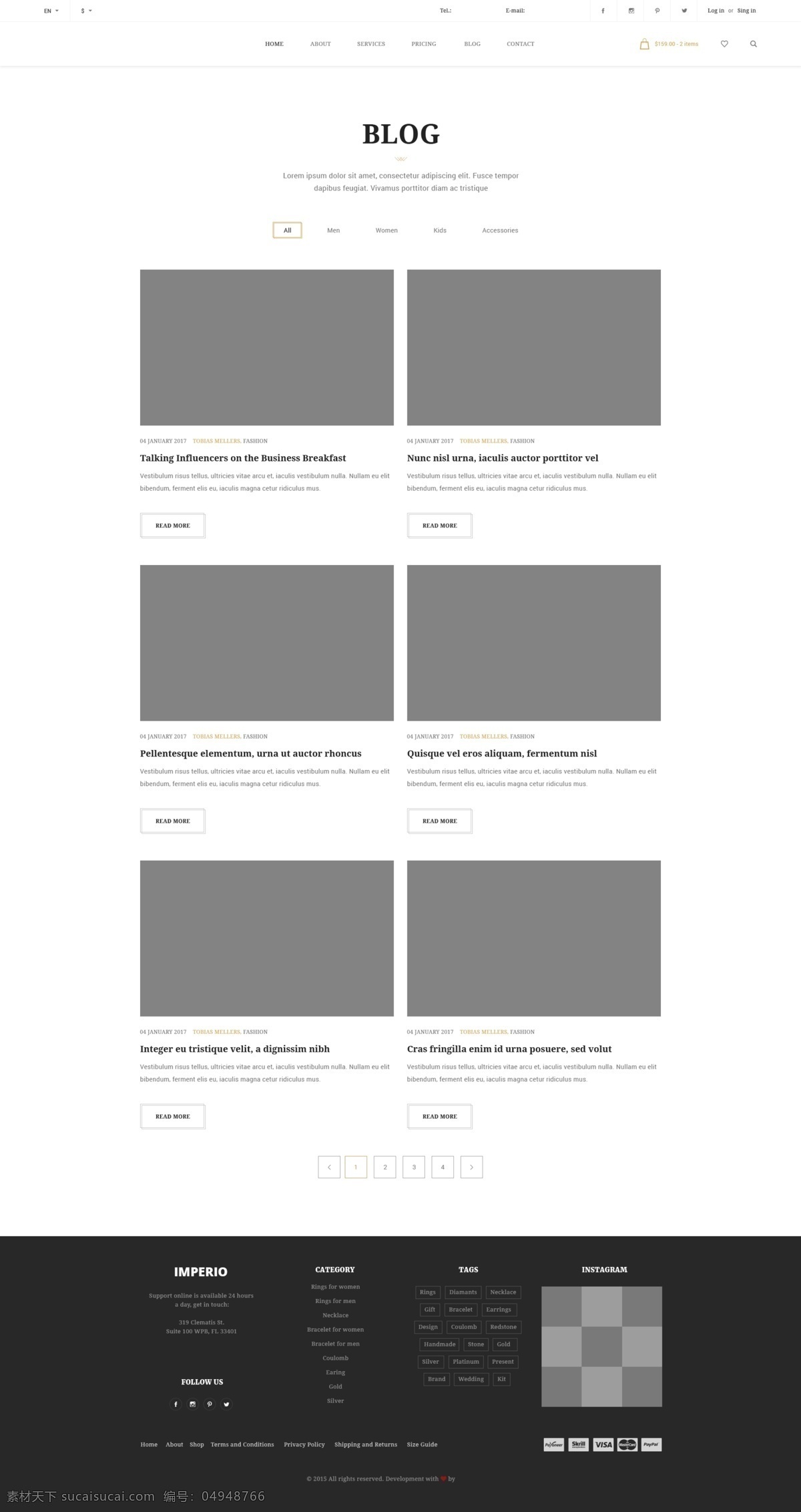 简约 网站 博客 列表 页 网页模板 网站博客 blog 页面设计 网页设计 博客列表 博客页