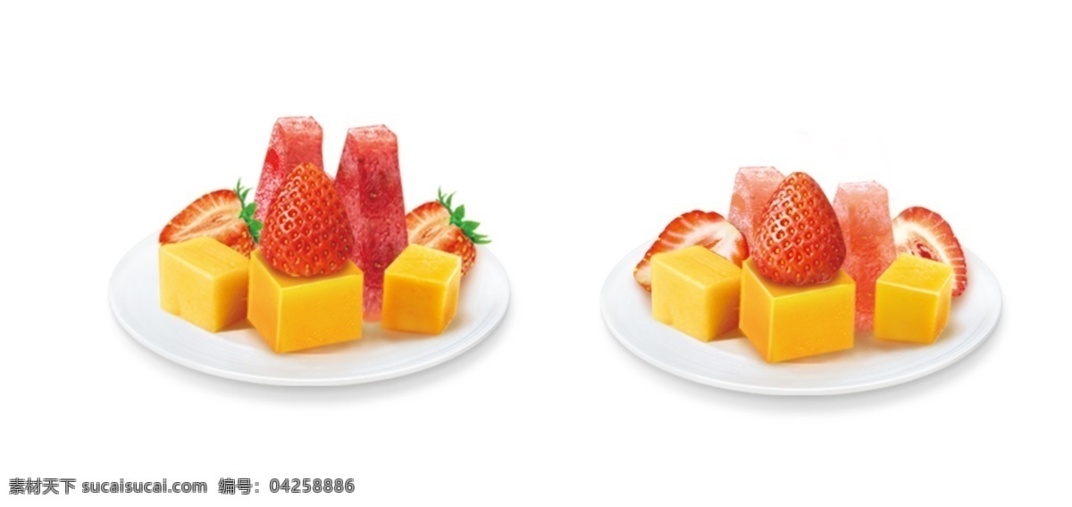 水果拼盘图片 水果 草莓 红色 西瓜 水果盘 芒果 分层素材 分层
