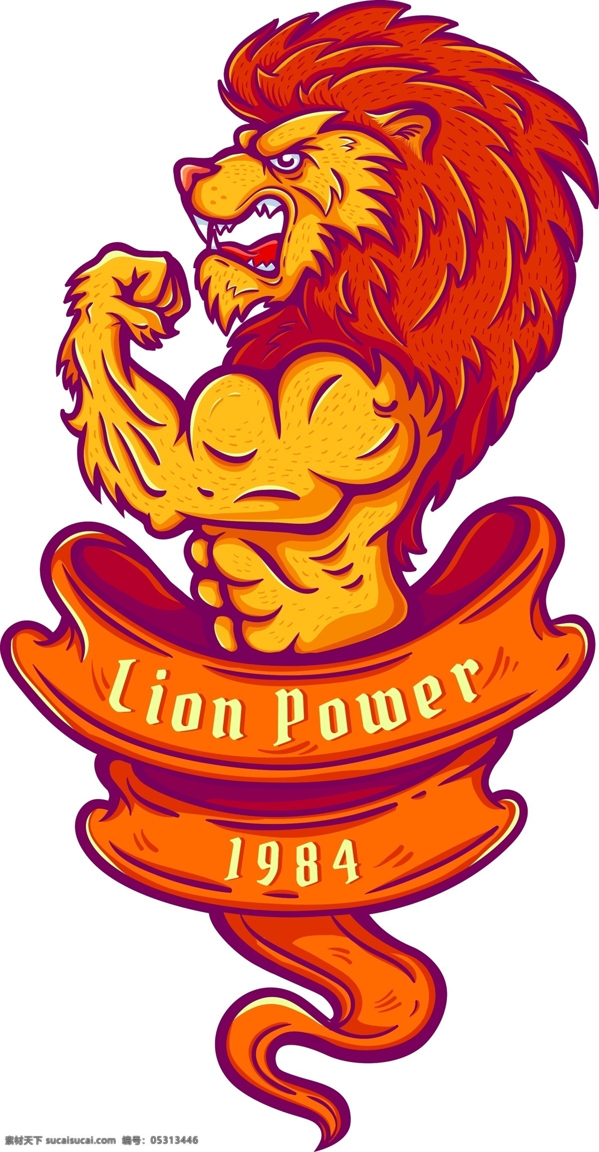 狮子 lion 涂鸦 动物图片 动物 矢量 ai矢量 生物世界 野生动物