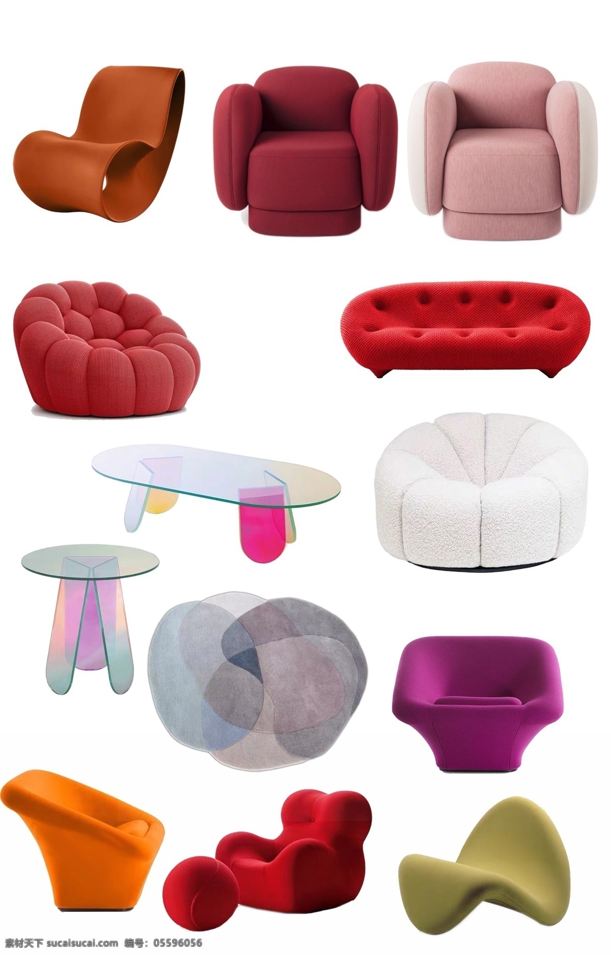 现代 家具 沙发 免 抠 高清 茶几 彩色沙发 缤纷家具 现代沙发 环境设计 室内设计