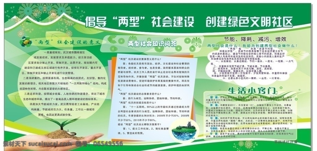 倡導(dǎo) 兩 型 社會(huì) 建設(shè) 兩型 意義 知識(shí)問答 小竅門 學(xué)習(xí)園地 矢量