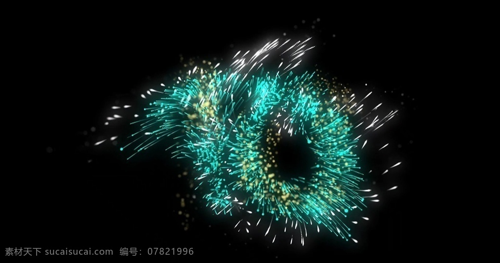 煙花倒計(jì)時(shí) 中國(guó)風(fēng) 舞臺(tái)背景 合成視頻素材 合成背景素材 多媒體 影視編輯 mp4
