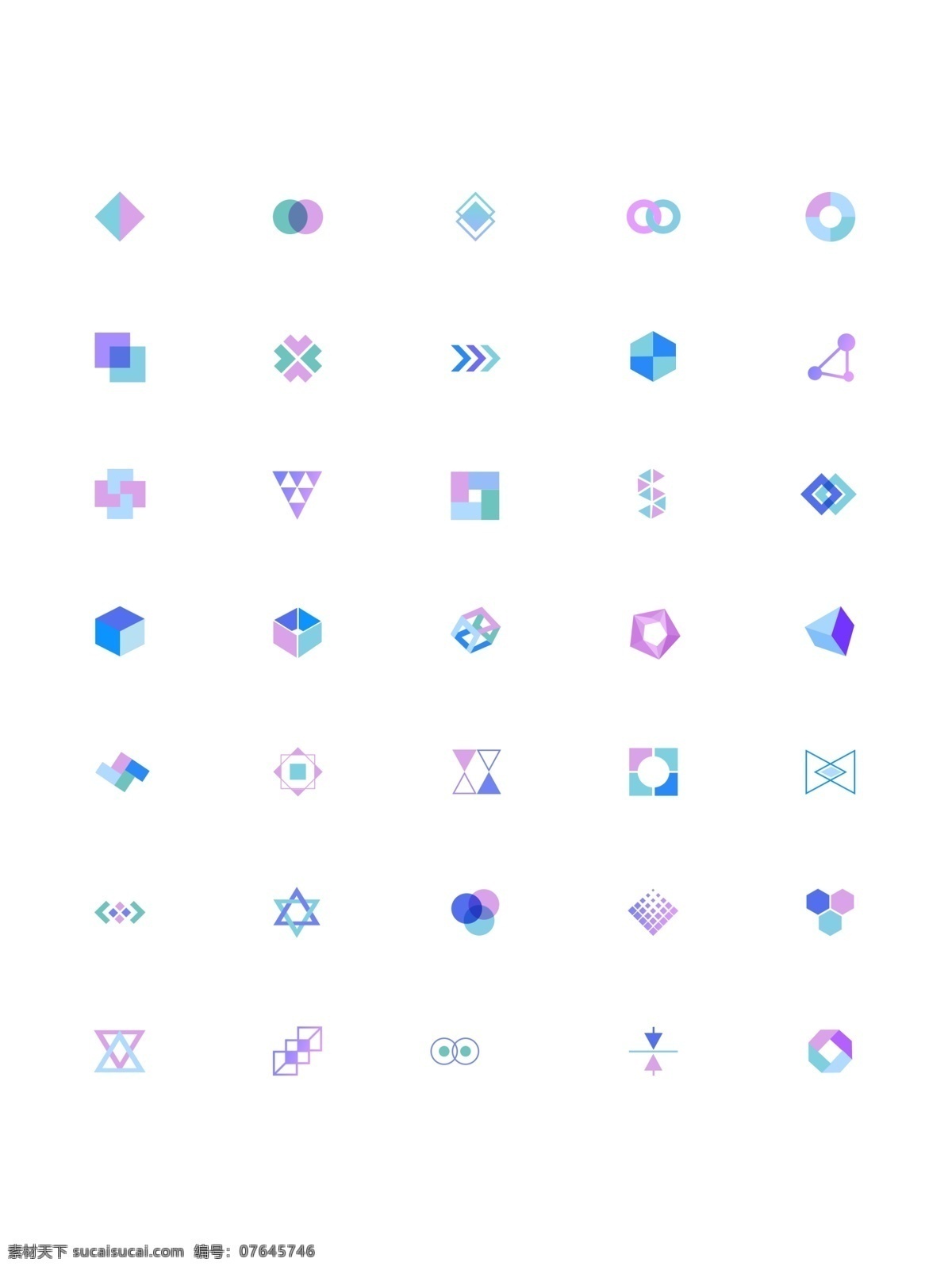 低 几何 图标 几何图形 变化 icon 色彩 三角形 四边形 圆形