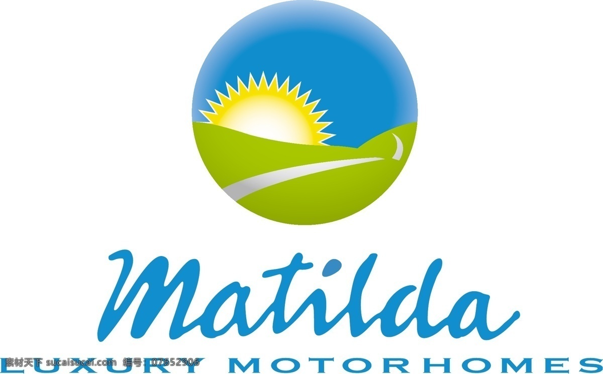 玛 蒂尔达 豪华 房车 免费 标志 psd源文件 logo设计