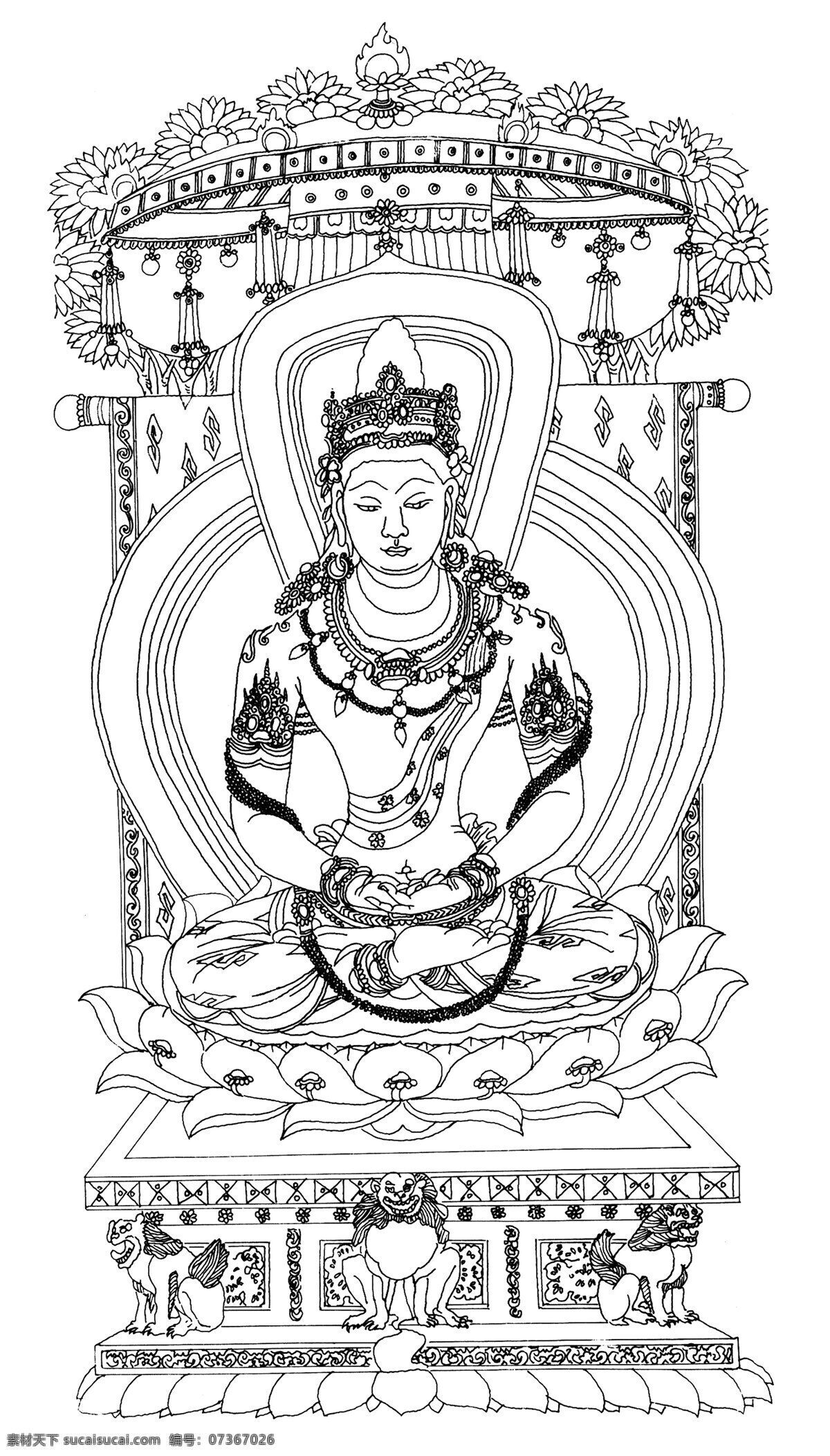 白描神仙佛像 國畫0032 國畫 設(shè)計(jì)素材 國畫白描 中國畫篇 書畫美術(shù) 白色