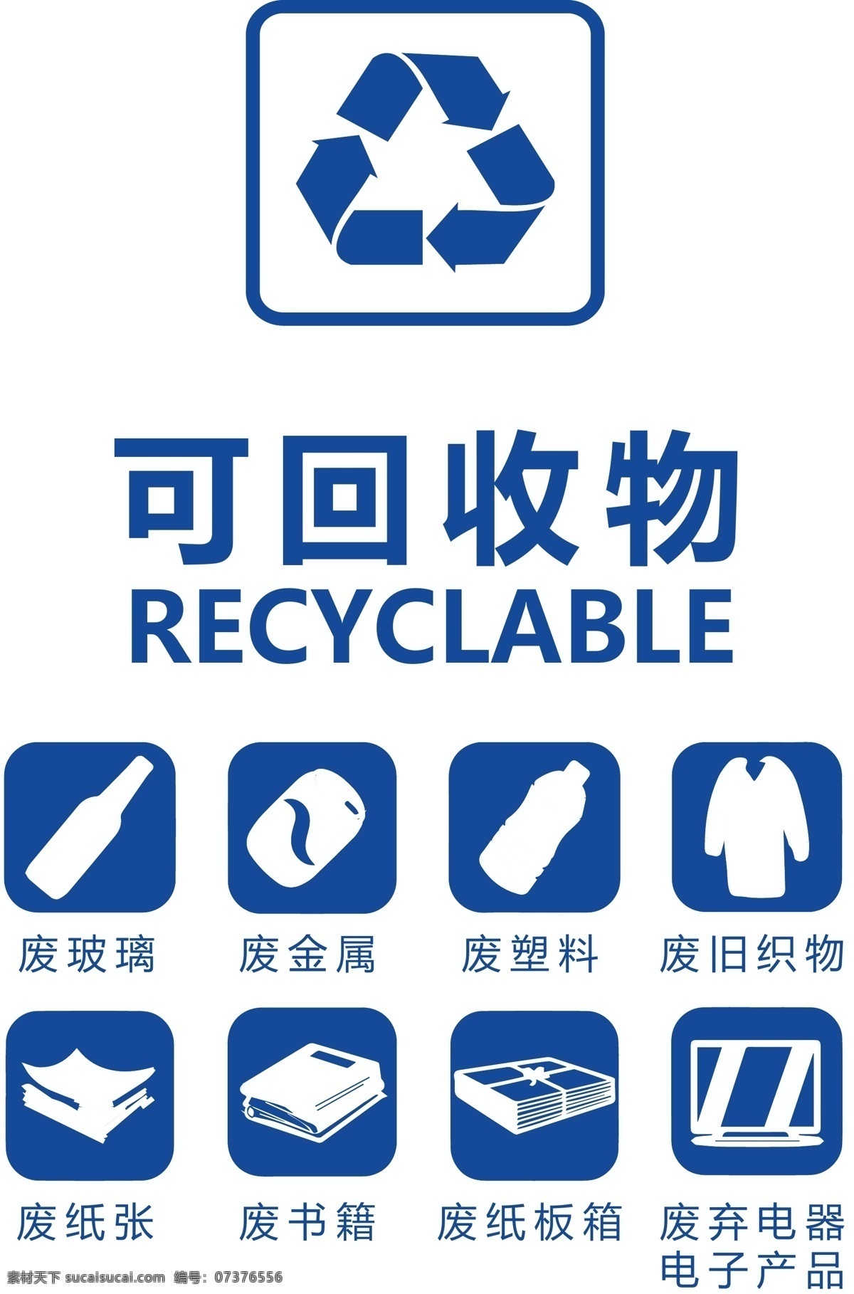 可回收垃圾 垃圾 分类 指引 图 其他垃圾 分类指引图 可回收矢量图 垃圾矢量图
