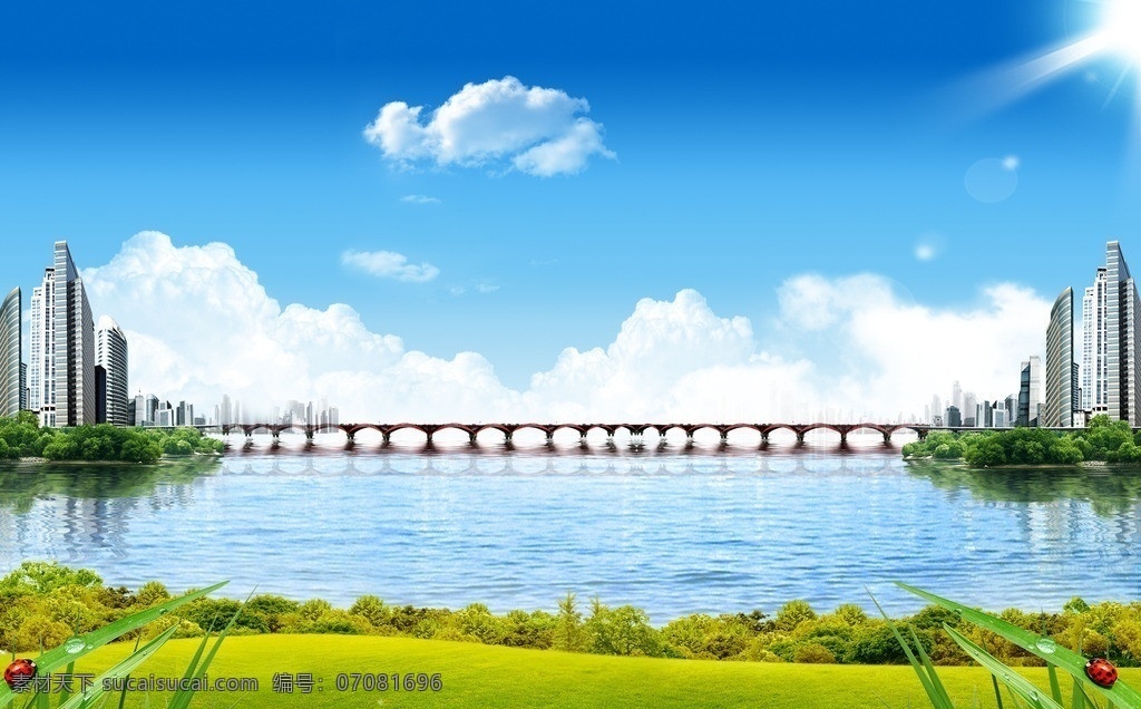 城市建設(shè) 綠色城市 綠色 城市 城鎮(zhèn) 建筑 房地產(chǎn) 房地產(chǎn)廣告 高樓大廈 藍(lán)天白云草地 風(fēng)景 草地風(fēng)景 景色 景觀 戶外 自然 草 草地 白云藍(lán)天 瓢蟲 河 海 河水 海水 展板 模版 宣傳欄 海報(bào) 環(huán)保 清新 春天 空曠 陽光 廣告 分層 源文件 藍(lán)天白云