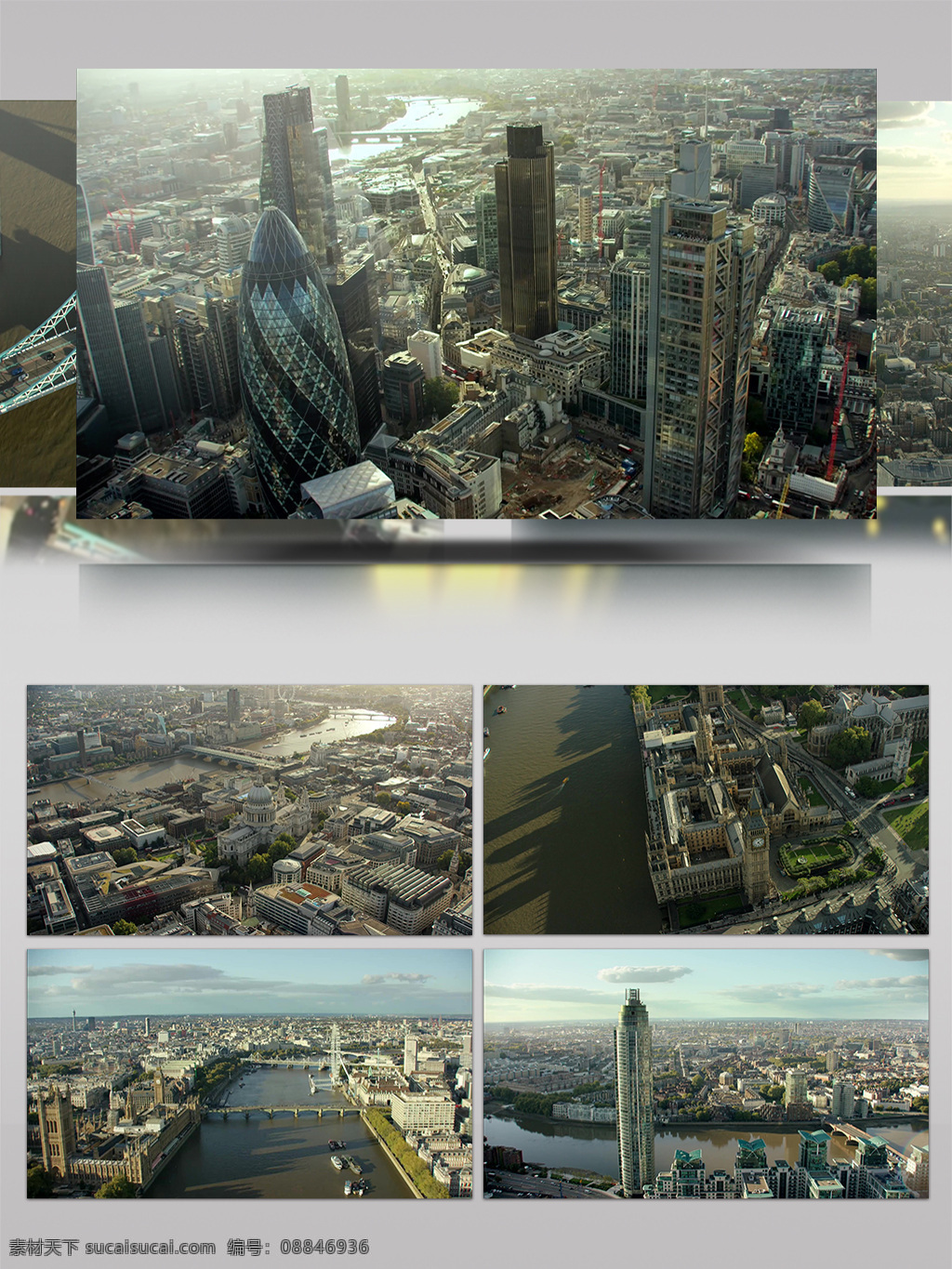 2k 伦敦 城市 泰晤士河 金融城 航拍 景观 城市景观 金融城市 鸟瞰