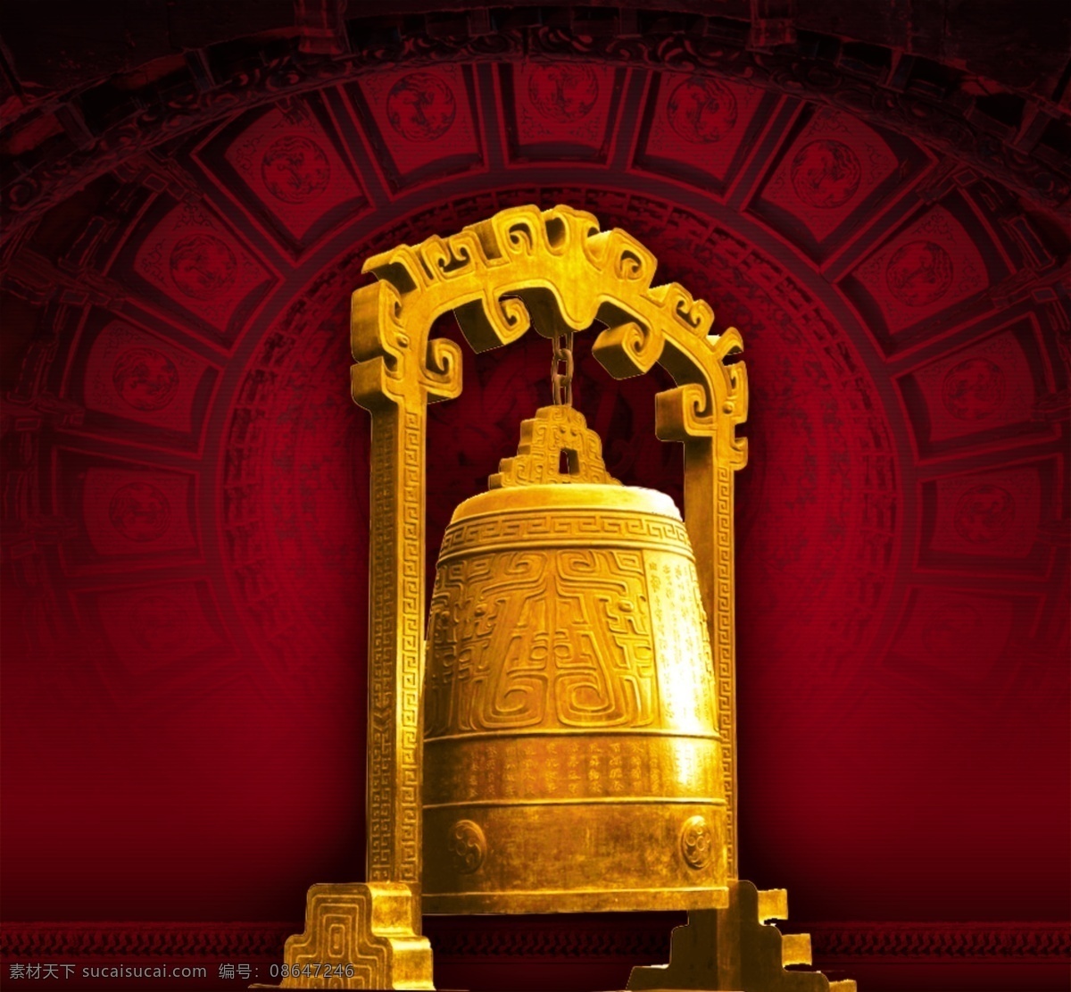 古鐘 金鐘 文化藝術(shù) 傳統(tǒng)文化 平面設(shè)計(jì) 廣告 源文件 分層 源文件庫