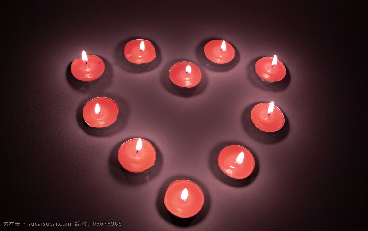 浪漫 爱心 蜡烛 商业摄影 表白 红色蜡烛 七夕 情人节 商用