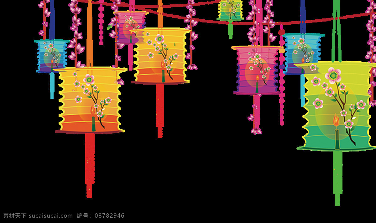 可爱 色彩斑斓 绿色 灯笼 透明 装饰 合集 免 扣 灯谜 红色 剪纸 设计元素 梯子 碗筷 元宵节 装饰图案