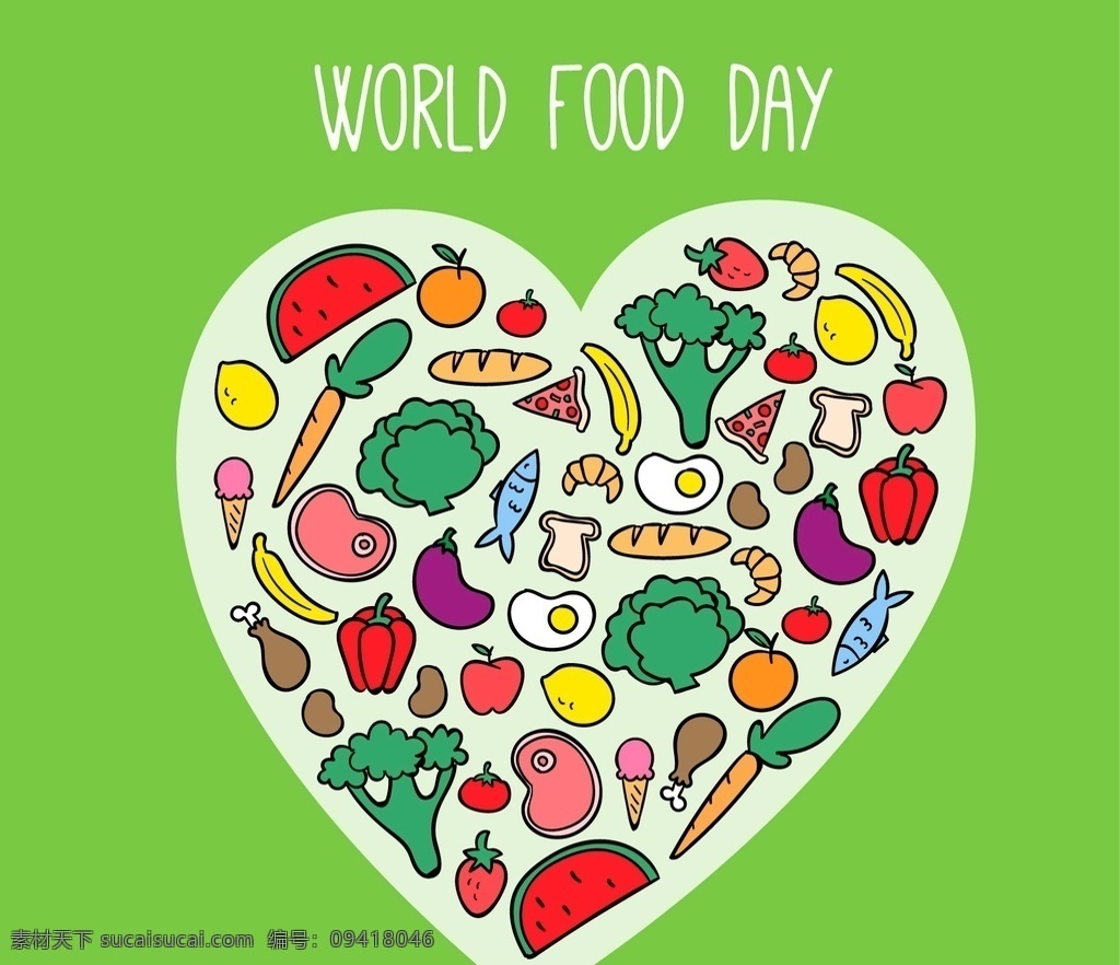 手绘 世界 食品 日 背景 自然 健康 水果 庆典 有机 农业 蔬菜 饮食 营养 日期 素食