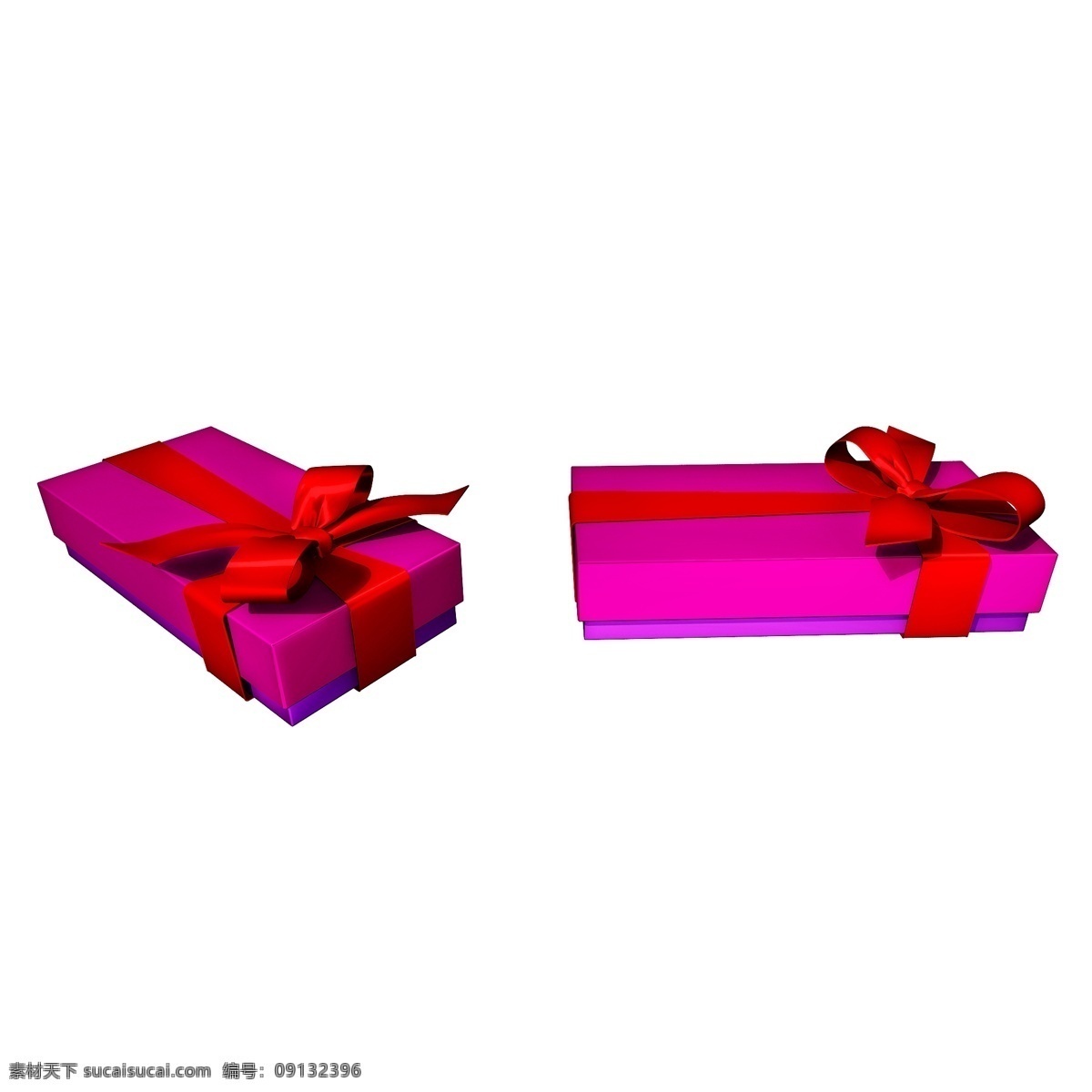 立体 方形 礼盒 图 丝带 精致 礼包 仿真 质感 3d 母亲节 红色 礼物 盒子 创意 套图 png图