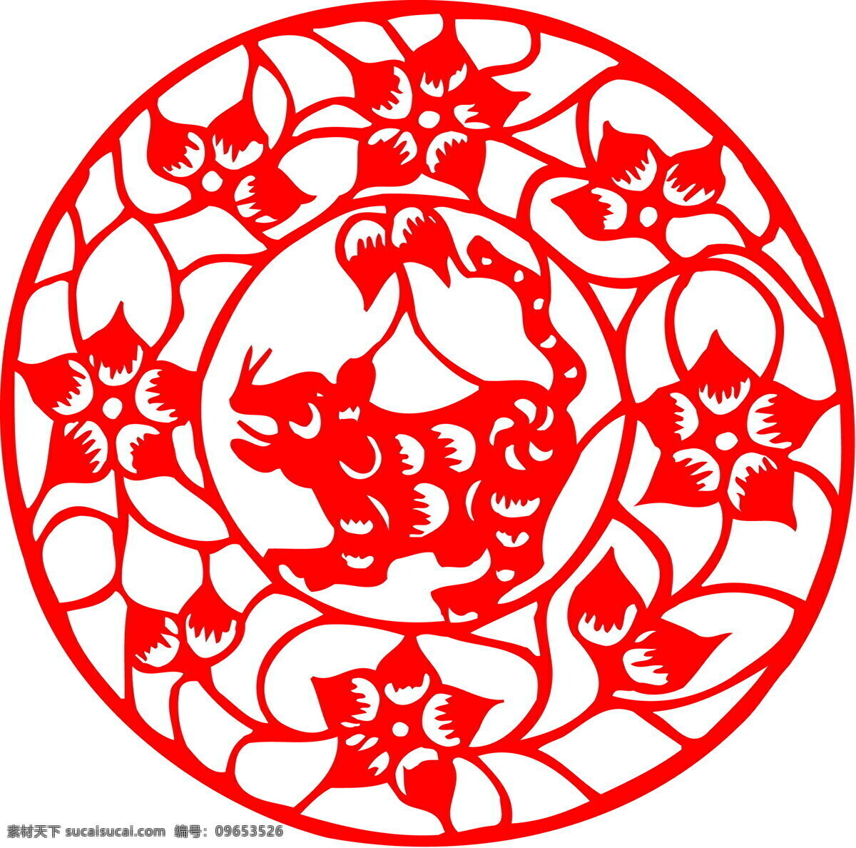 傳統(tǒng)剪紙 民間 藝術(shù) 剪紙 傳統(tǒng) 手藝 福 鼠 傳統(tǒng)文化 文化藝術(shù)