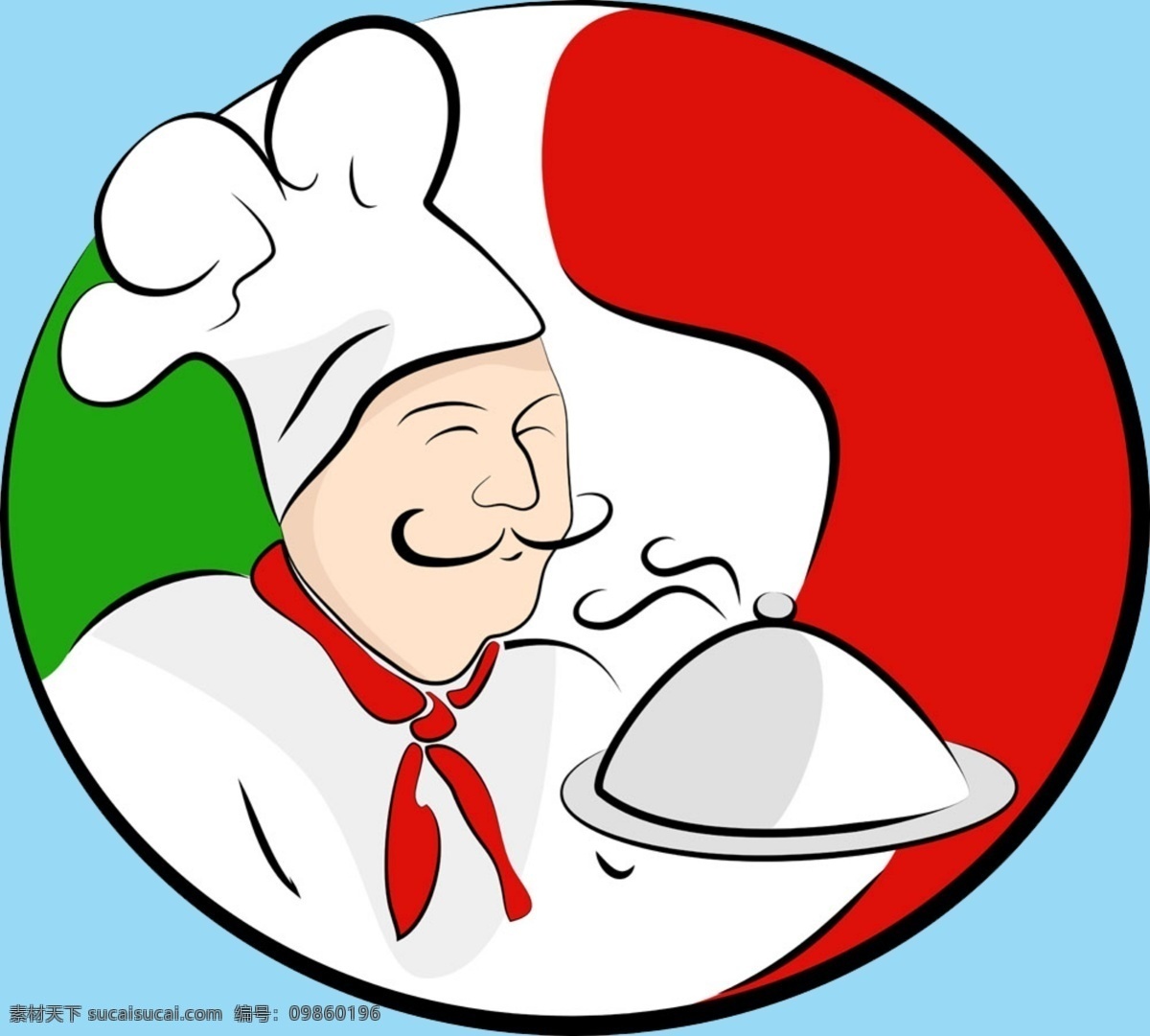 餐饮美食 图标 标志设计 餐饮 美食 标志 厨师
