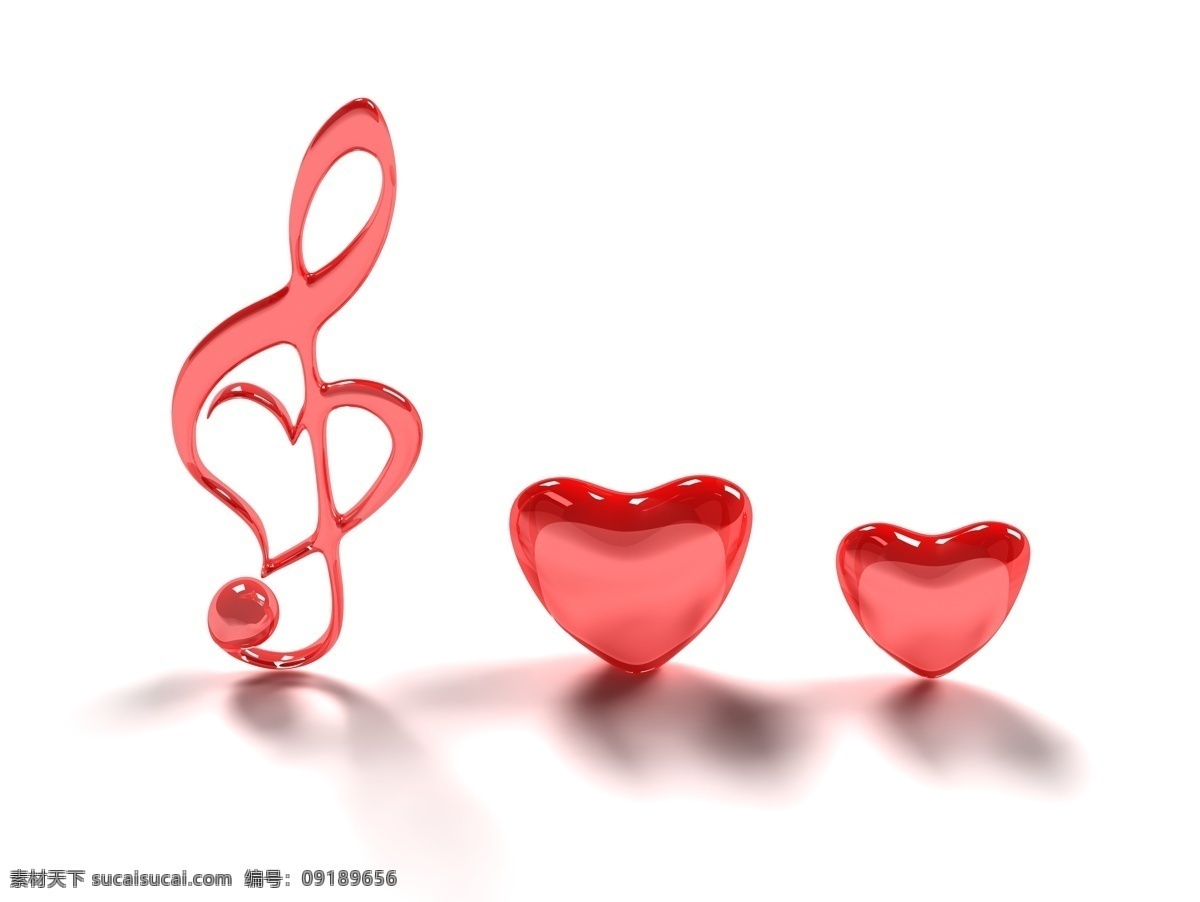 爱心 音符 创意设计 红色心形 立体心形 高清图片 分辨率