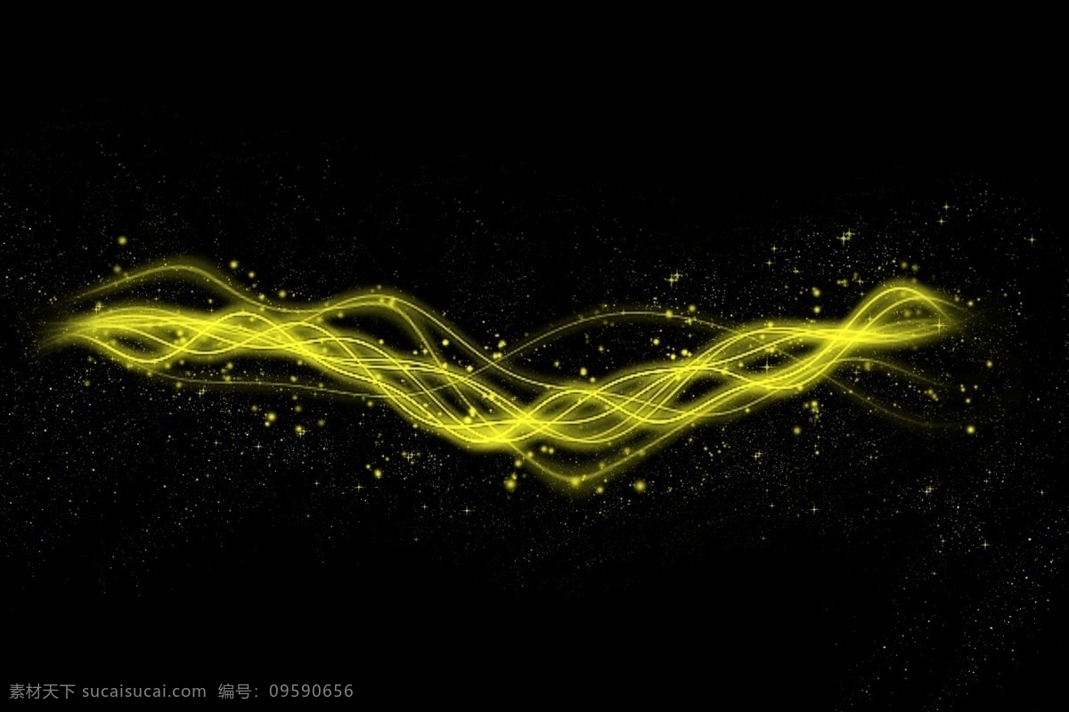 金色 发光 粒子 光线 带 金色发光粒子 发光粒子 炫光粒子 炫光 光 光线带 金色粒子
