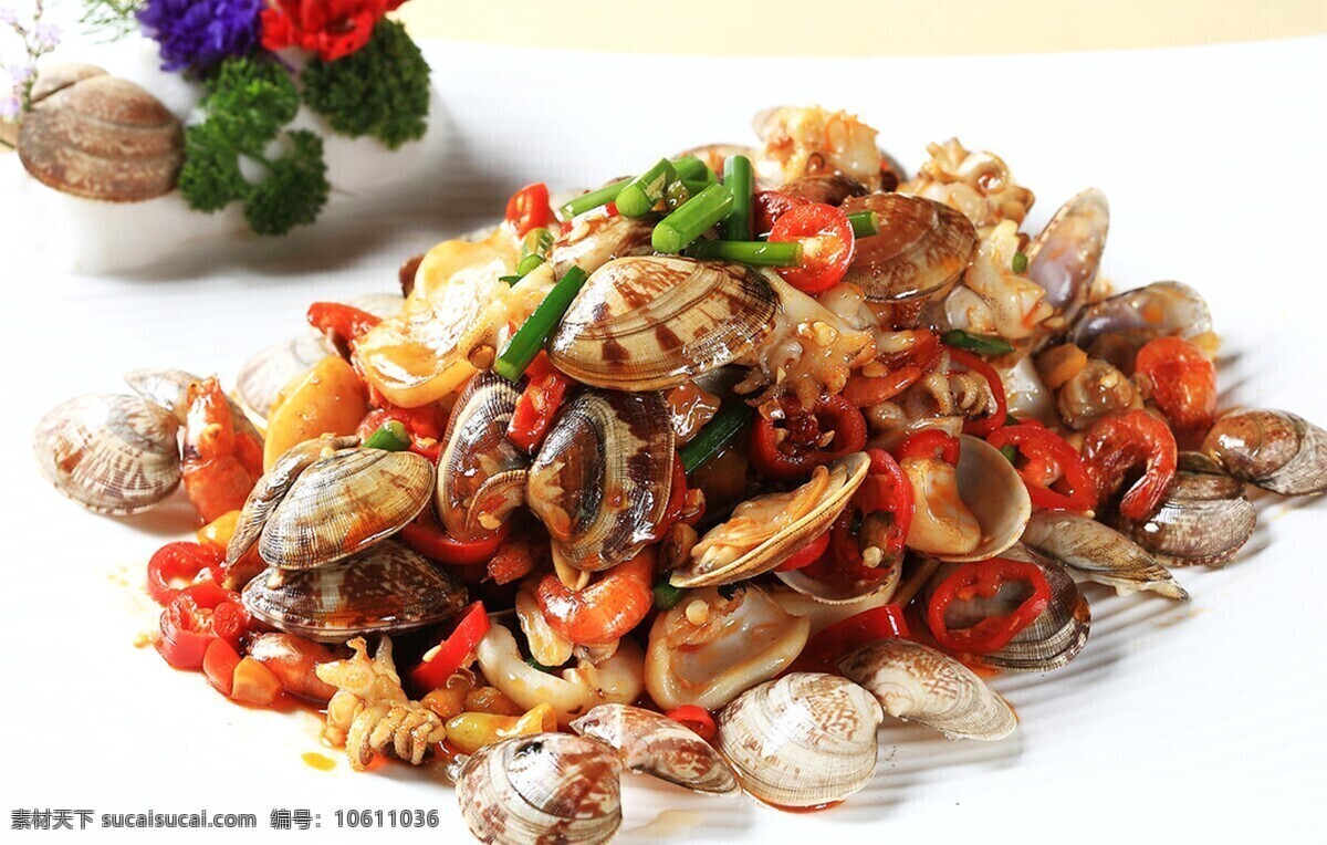 炒 花甲 螺螄 炒花甲炒螺螄 美食 傳統(tǒng)美食 餐飲美食 高清菜譜用圖