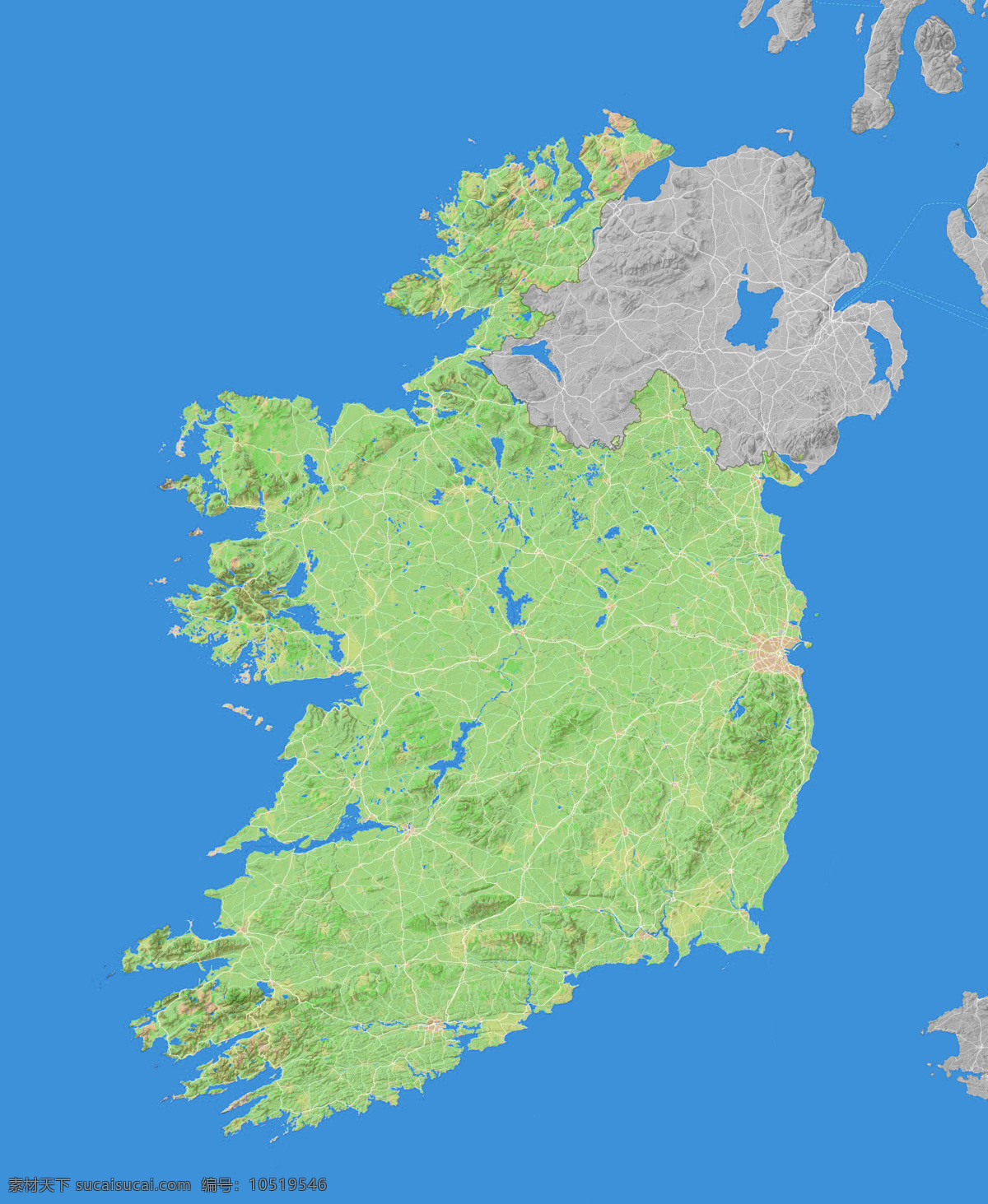 爱尔兰地形图 爱尔兰 地形图 亚洲 欧洲 非洲 美洲 澳洲 南极洲 上帝之眼 卫星图 俯视图 nasa 地中海 海洋 山地 西西里岛 撒丁岛 阿尔卑斯山 南欧 东欧 地球 自然景观 自然风景