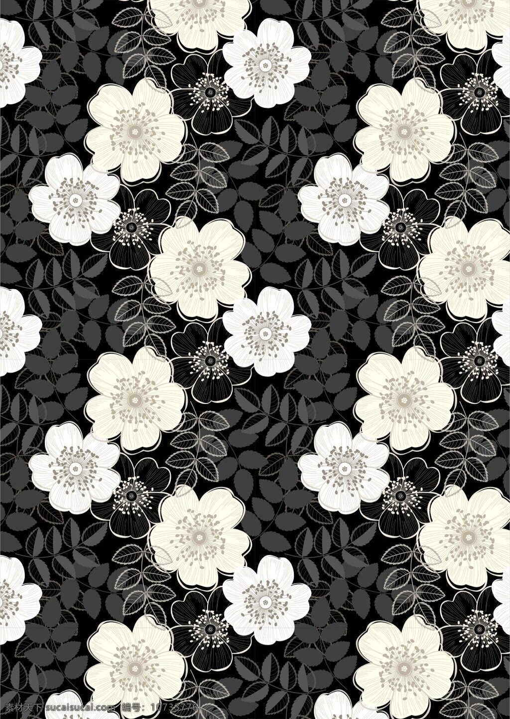 个性 黑色 底纹 灰色 树叶 广告 背景 白色花卉 广告背景 黑色底纹 灰色树叶 植物花卉