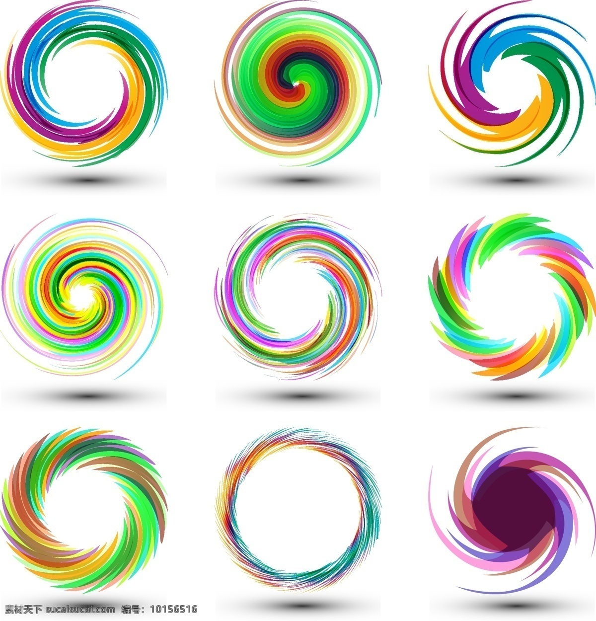 色彩缤纷 漩涡 标志 漩涡标志 色彩的漩涡 缤纷的漩涡 缤纷漩涡标志 共享设计矢量 标志图标 其他图标