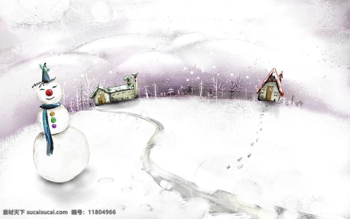300 白雪 房屋 繪畫(huà)書(shū)法 腳印 設(shè)計(jì)圖庫(kù) 樹(shù)林 樹(shù)木 文化藝術(shù) 美麗 兒童 插畫(huà) 背景 圖 雪人 小屋 小路 遠(yuǎn)山 雪山 插畫(huà)集