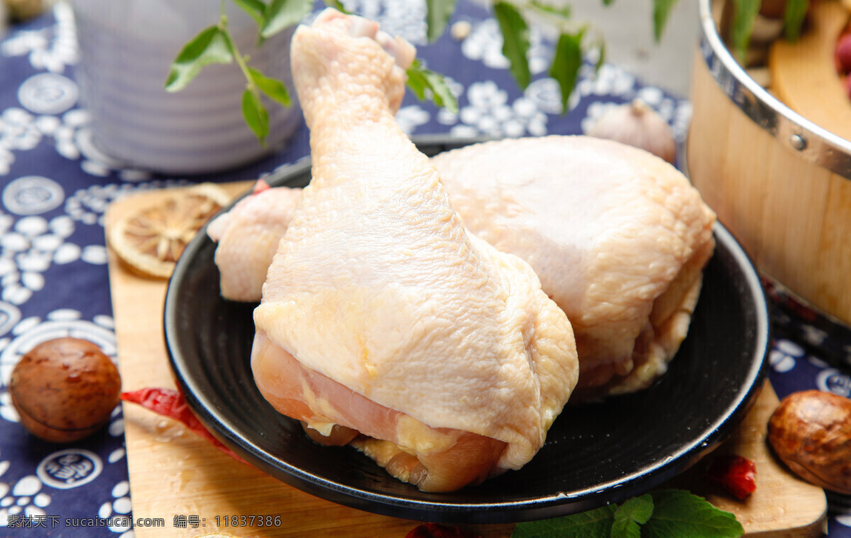 新鲜 鸡肉 琵琶 腿 琵琶腿 营养 健康 肉类 鸡腿 餐饮美食 食物原料
