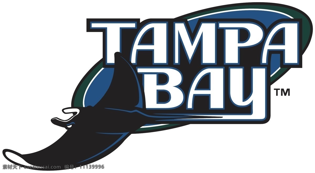坦帕 湾 魔鬼 鱼 队 美国 职 棒 大联盟 棒球 俱乐部 psd源文件 logo设计